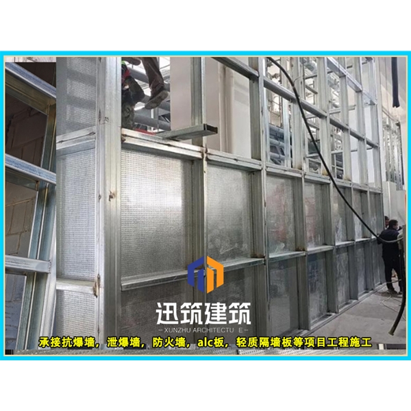 东营防火抗爆墙 耐火4h 抗爆压力值3mpa