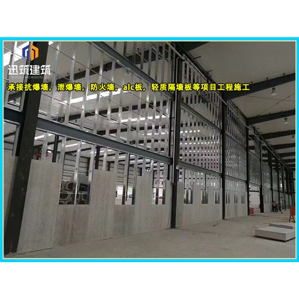 东营可拆卸式泄爆墙性能稳定 轻质泄压墙包验收 防火抗爆墙耐火阻燃